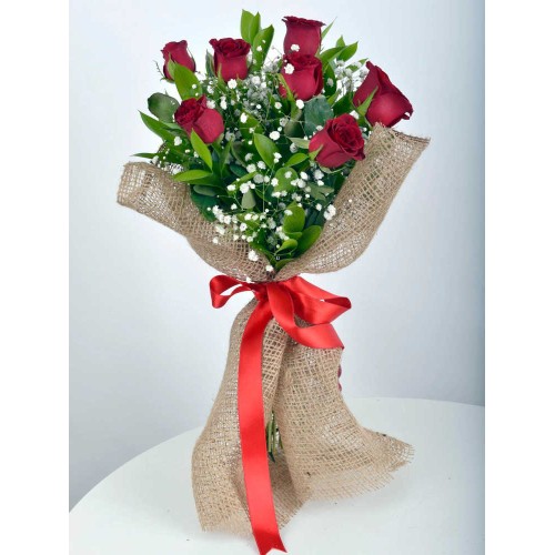 7 Red Roses Bouquet